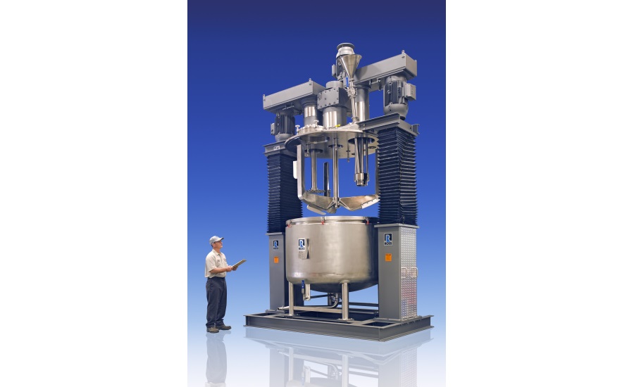  ROSS Triple Shaft Mixer with Powder Induction Manifold 