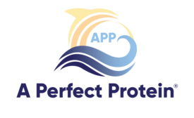 Ocean-based super protein, A Perfect Protein logo