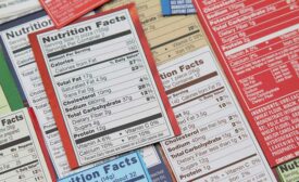 Nutrition labels