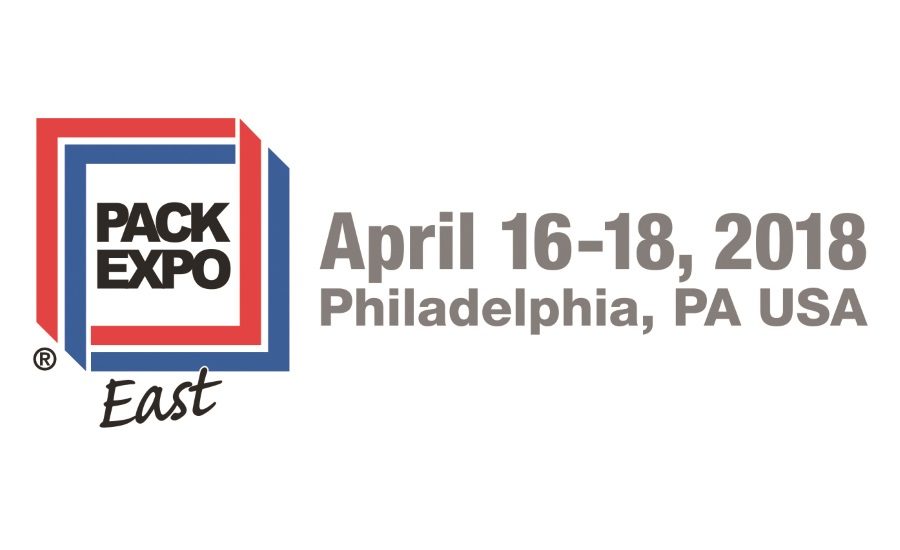 PACK EXPO East 2018 to take place April 1618, Philadelphia 201804
